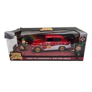 Jada Lucky Charms Lucky the Leprechaun & 1959 Ford Anglia Die-Cast Car 2020